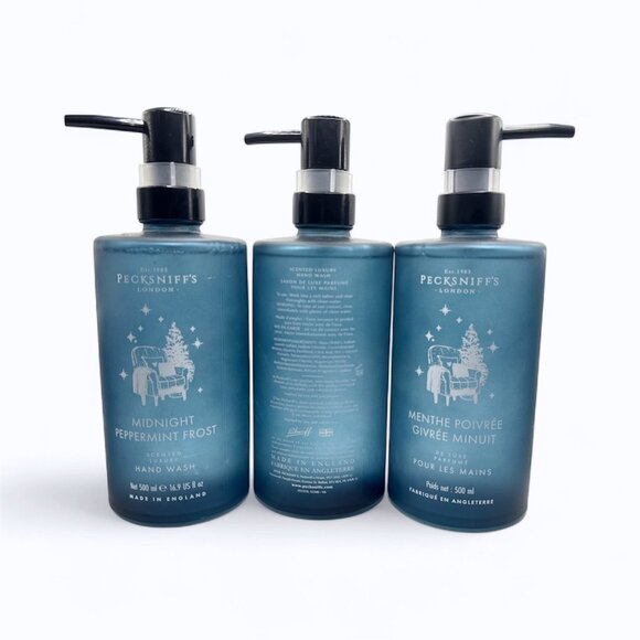 NEW Pecksniffs - Midnight Peppermint Frost Glass Bottle Hand Wash - 16.9 fl oz - Picture 6 of 6